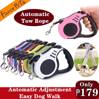 Retractable Dog Leash Pet Walking Leash with Anti-Slip Handle Strong One Handed One Button Lock