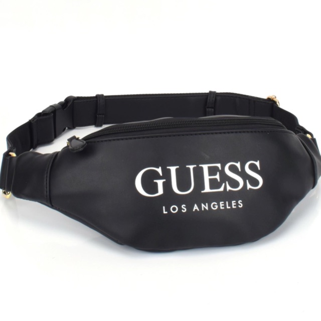 guess waist bag black