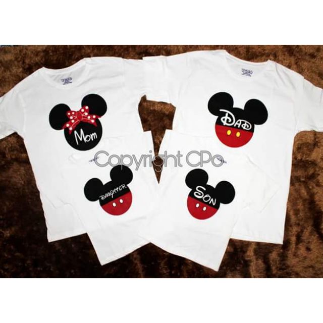 mickey family shirts