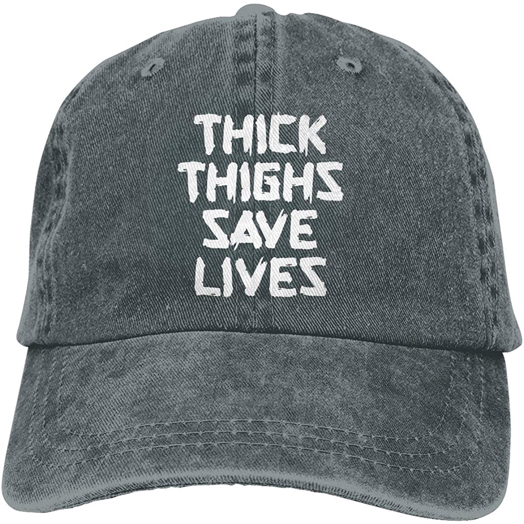 Unisex Thick Thighs Save Lives Dad Hat Cotton Distressed Vintage Baseball Cap TLCA #5