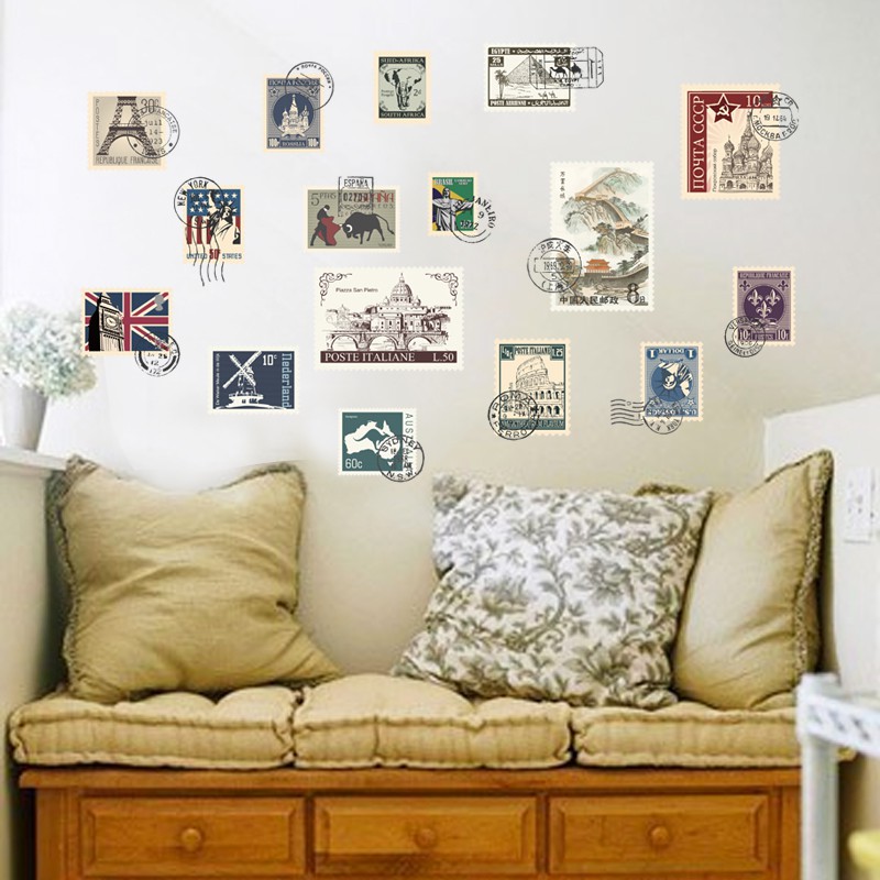Featured image of WALL STICKER THE IMAGE OF WONDERS OF THE WORLD