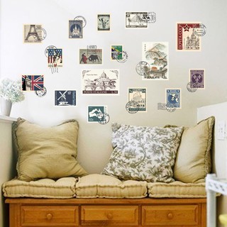 WALL STICKER THE IMAGE OF WONDERS OF THE WORLD