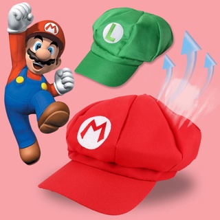 Kappe und Schnurrbart Mario für Erwachsene Cod.71798 