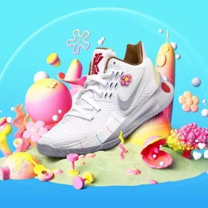 kyrie 5 spongebob white