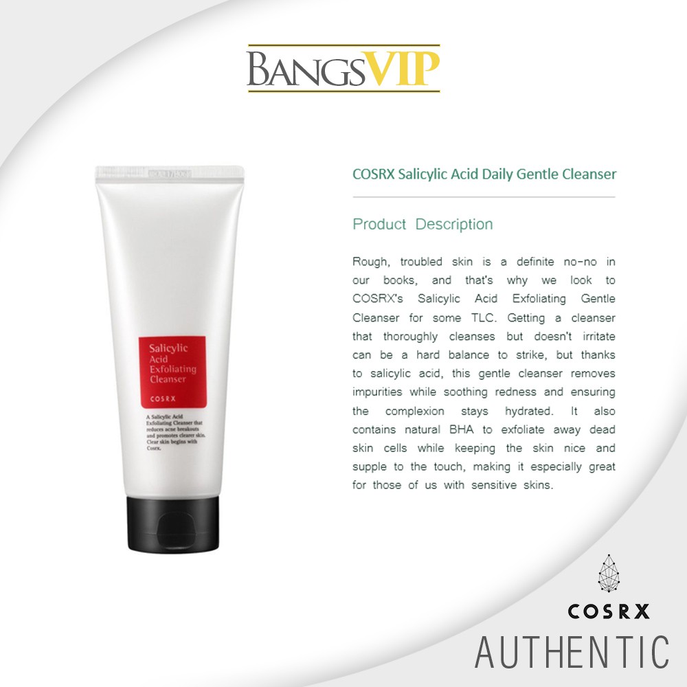 cosrx sa cleanser