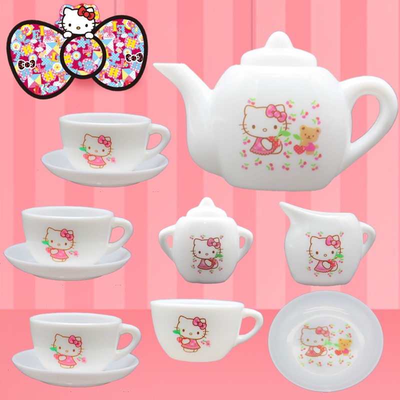 plastic toy tea set