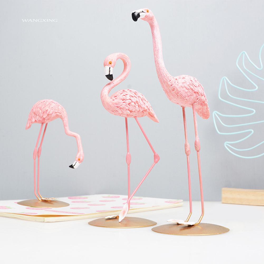 Wx Cute Pink Flamingo Ornament Crafts Table Home Party Birthday