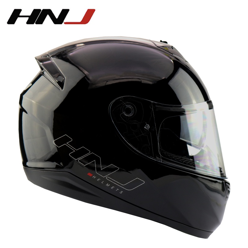HNJ M910 Plain Men's Full Face Motorcycle Helmet Double Sunshade Motor ...