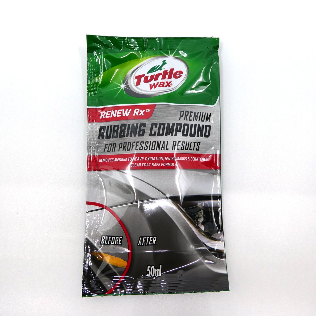 Turtle Wax Rubbing Compound 50ml Sachet Shopee Philippines