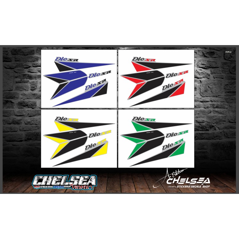 Honda Dio Sr Decals Stickers With Freebies Stickers Shopee Philippines