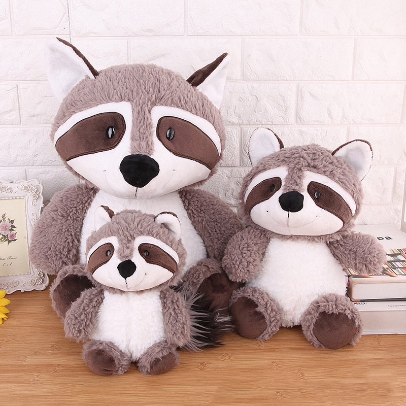 big raccoon stuffed animal