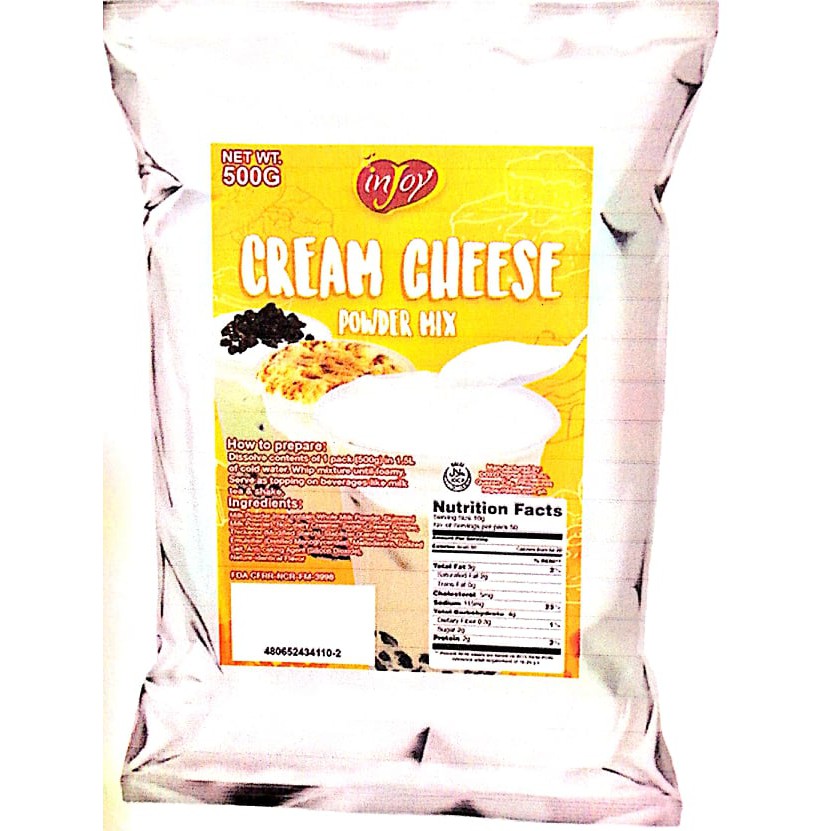Injoy Cream Cheese 500g Floater and walling for Milk Tea and Shakes