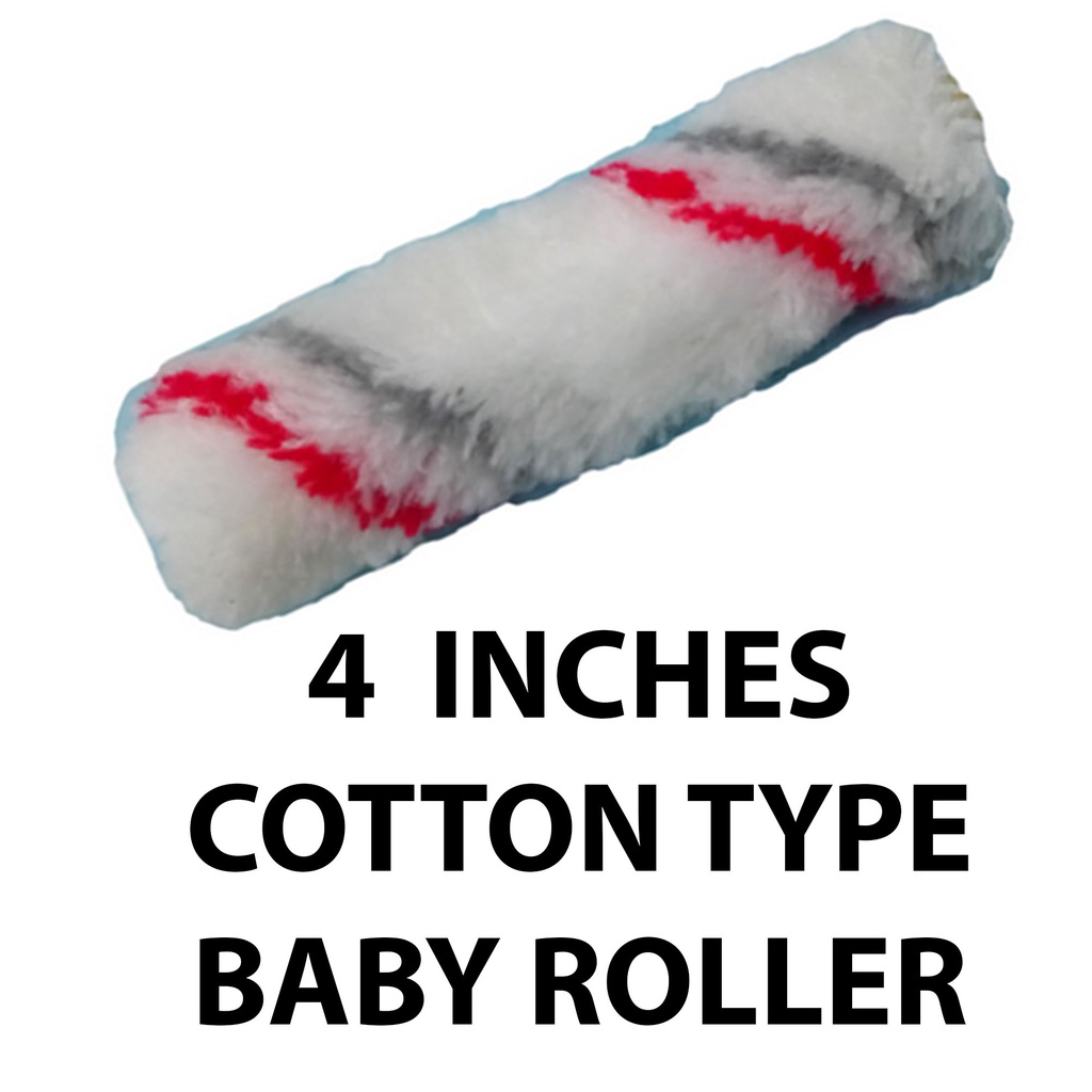 MEISONS BABY ROLLER BRUSH 4" ( COTTON TYPE ) ( REFILL ONLY ) ROLLER