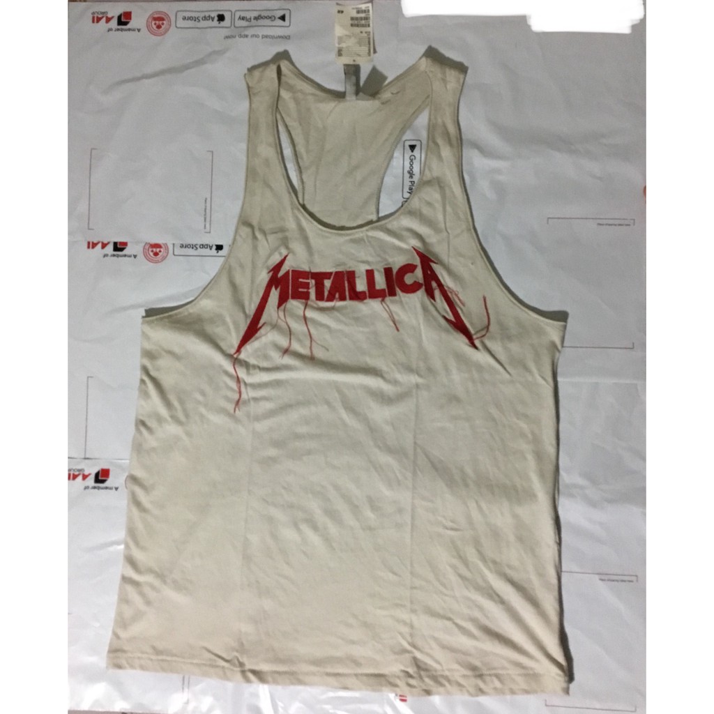 metallica sleeveless shirt