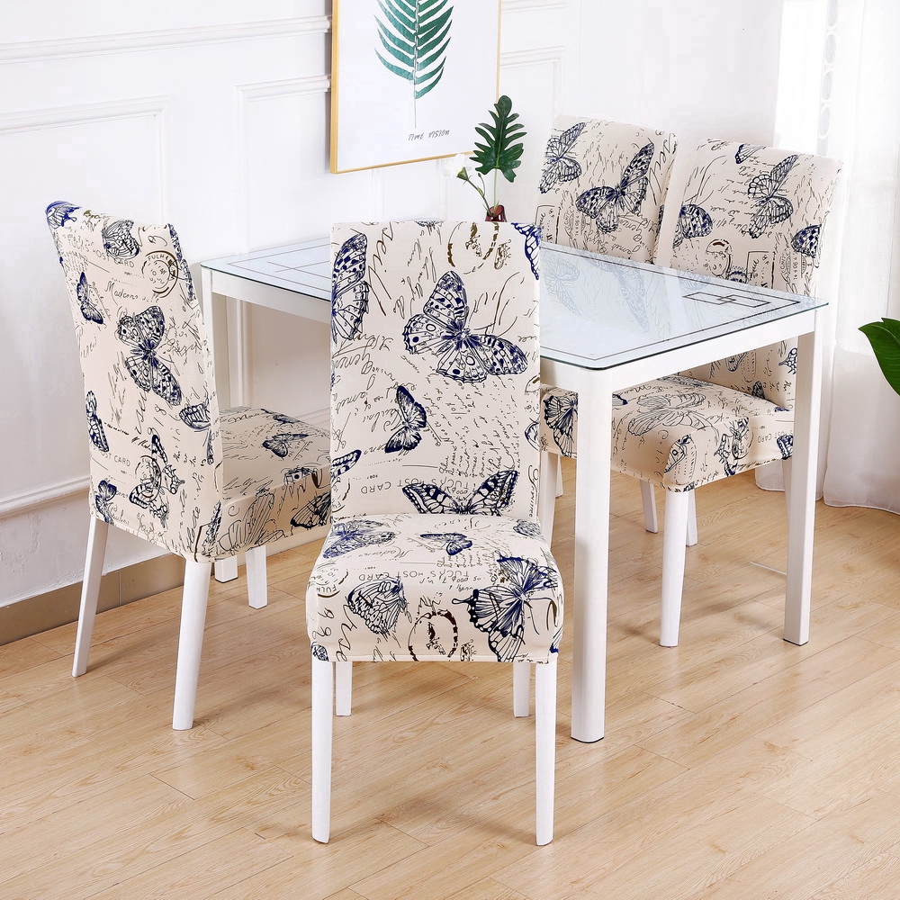 comfortable dining chair cover stretchable family restaurant decoration  wedding dinner chair cover