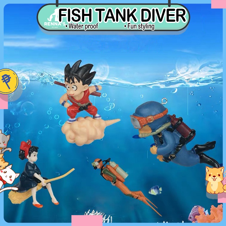 Renna's Fish Tank Decoration Aquarium Decor Aquarium Accessories