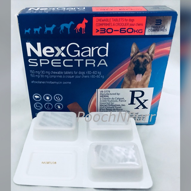 nexgard spectra tablets