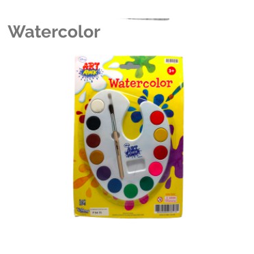 Disney Art Attack] Paint Palette Big Watercolor For Kids Diy Poster | Shopee Philippines