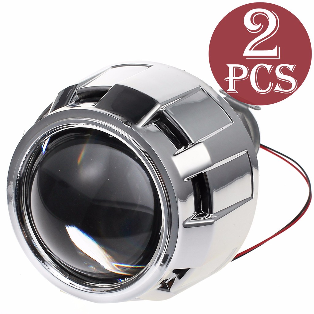 Pair 3.0 inch Bi xenon Projector Lens Shrouds Mask fit for Land Rover