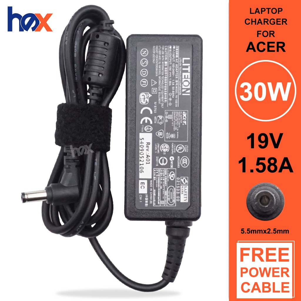 Acer Travelmate Compatible 19V 7.1A 135W Laptop Charger with 5.5mm x 2.5mm Tip