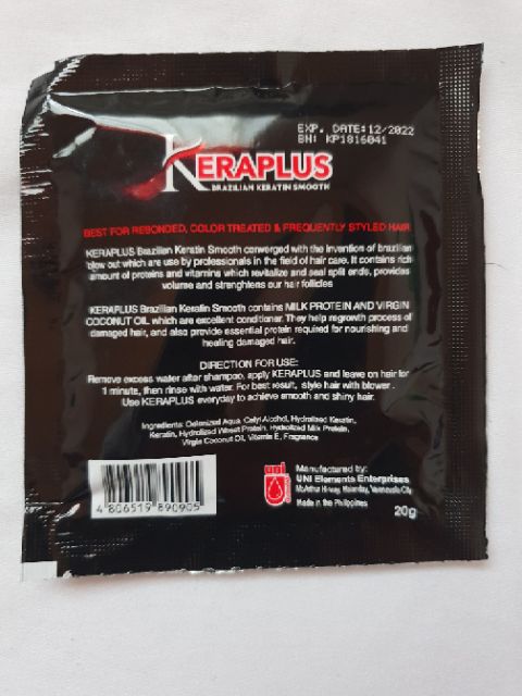keraplus brazilian keratin smooth