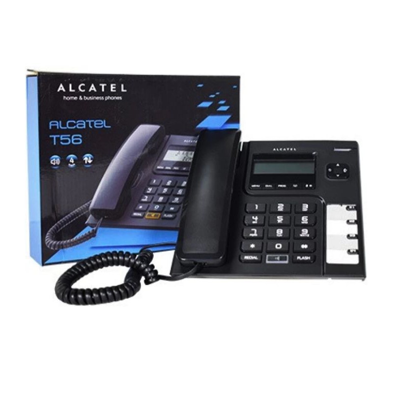 Телефон проводной alcatel t56 обзор