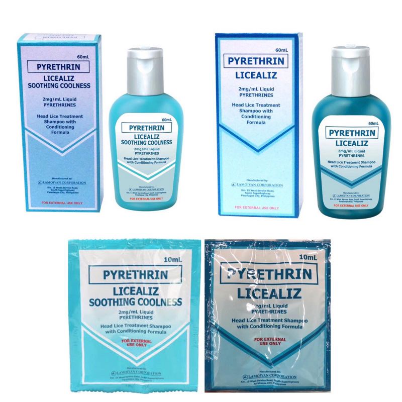 Licealiz Shampoo (Head Lice Remover) 60ml, 10ml Shopee Philippines