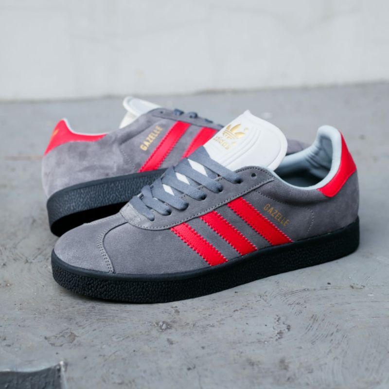 Adidas GAZELLE Gray Shoes Variant MADE INDONESIA | Shopee Philippines