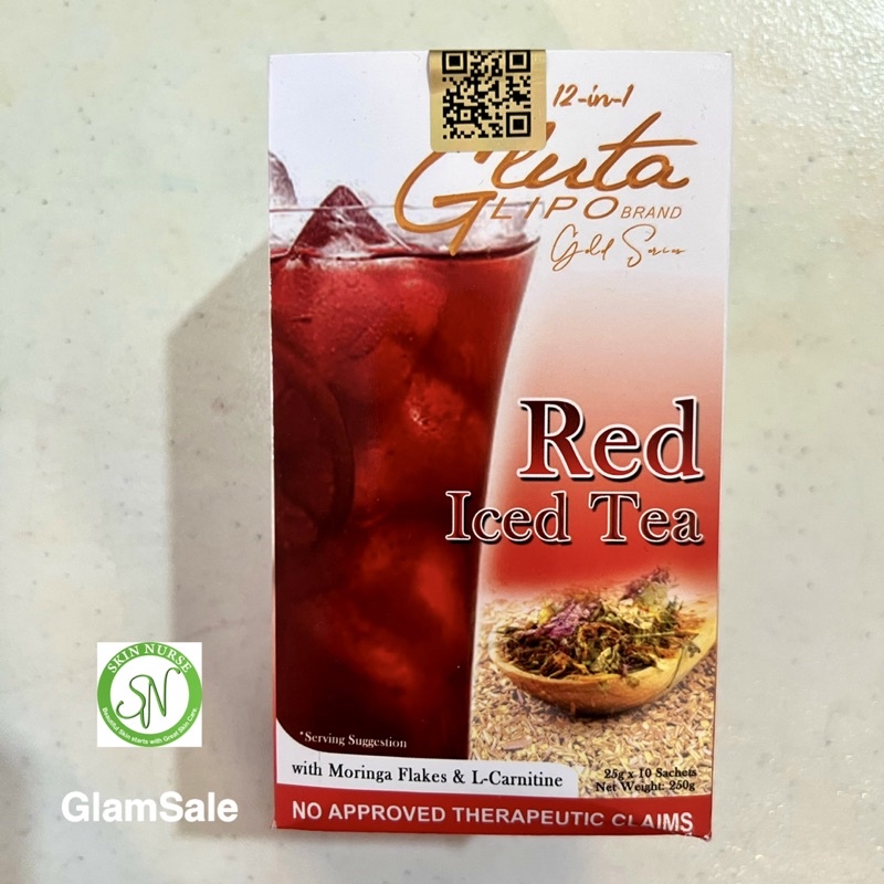 Gluta Lipo Red Iced Tea Shopee Philippines