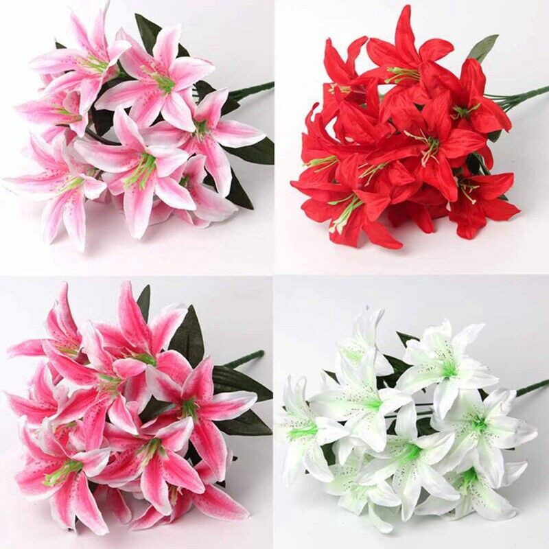 realistic silk flowers