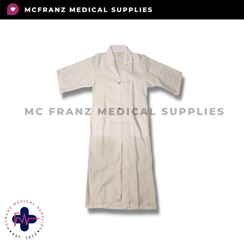 Laboratory Gown (Large, 3/4 sleeves) Shopee Philippines