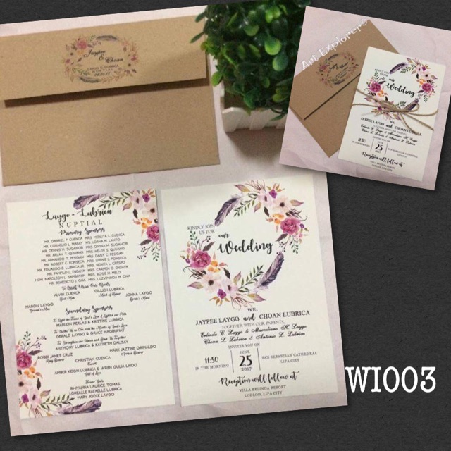 Affordable Wedding Invitation | Shopee Philippines