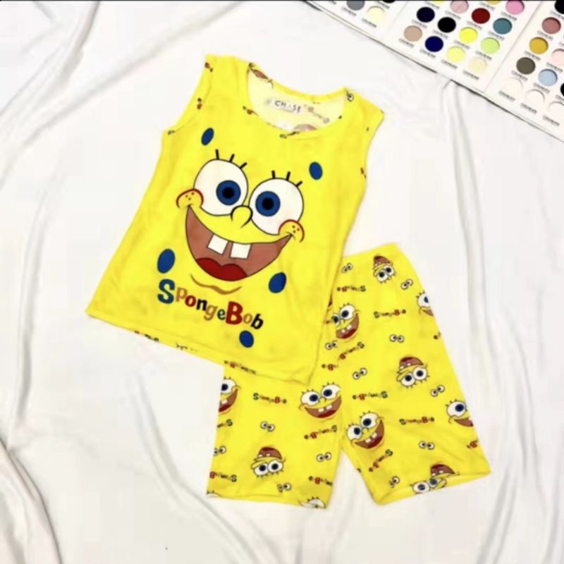 Baby Boy Sando Iconic Short Terno Kids Drifit Basketball Design Cotton Spandex Assorted For Babies