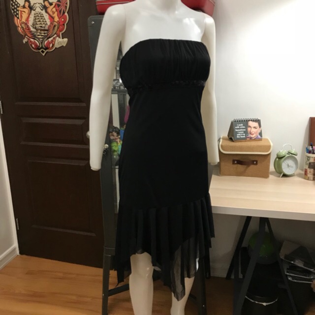 black cocktail dress for debut