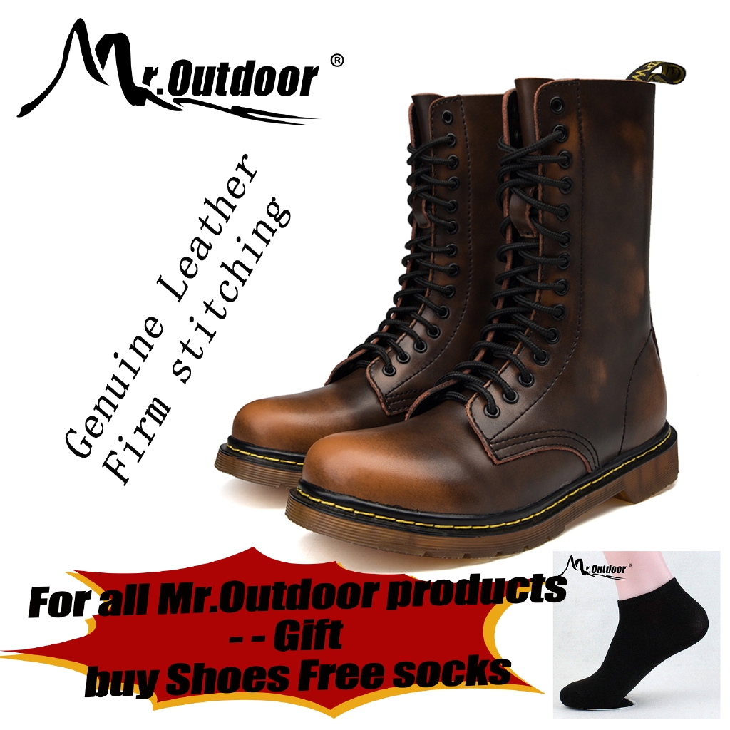 genuine leather riding boots