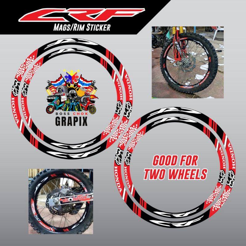 HONDA CRF 150L MAGS STICKER - FREE Random Stickers | Shopee Philippines