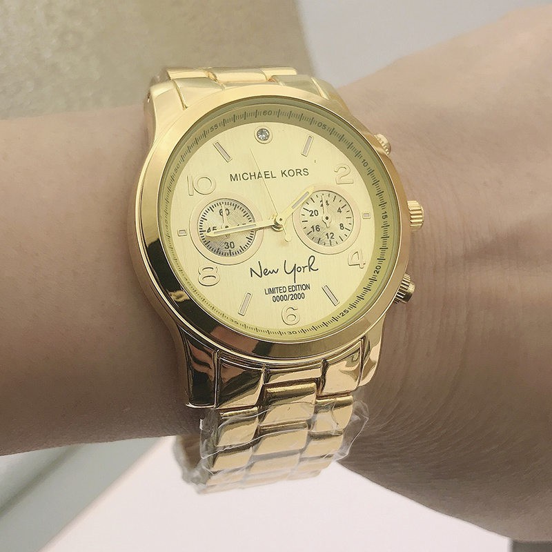 MICHAEL KORS Watch For Men Pawnable Sale Authentic Sale Gold Casual Digital  Wrist 38mm | Shopee Philippines