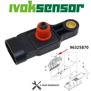 3 BAR Boost Pressure MAP Sensor 39300-84400 9490930502 Fit For KIA SORENTO CARENS CERATO PICANTO SPORTAGE RIO I II III 1.6 2.0 CDRi Color : Connector 