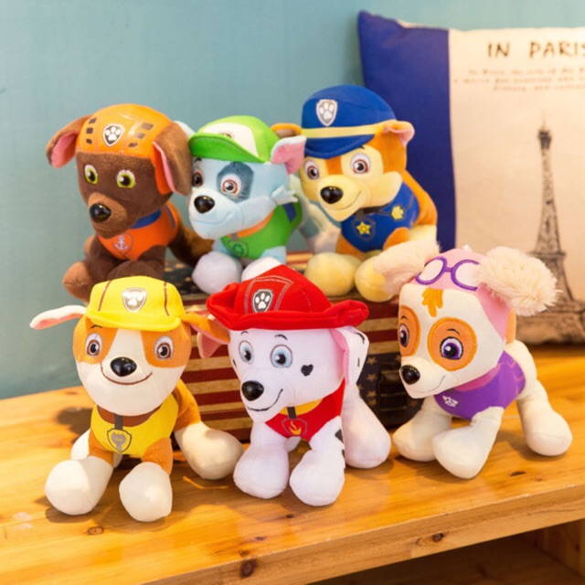 paw patrol small stuffed animals