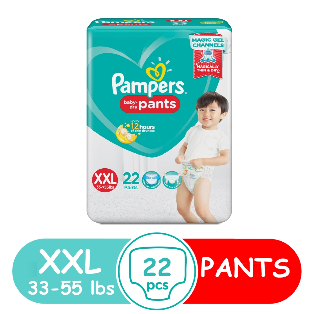 Pampers Baby Dry Diaper Pants XXL 22s Shopee Philippines