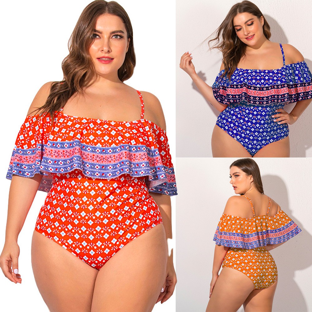 red off the shoulder swimsuit