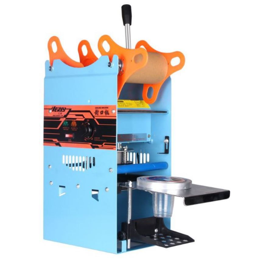 ON HAND Milk Tea Bubble Tea Cup Sealing Machine Manual 270W 220V 27*27
