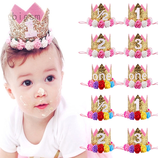 1st birthday party hat girl