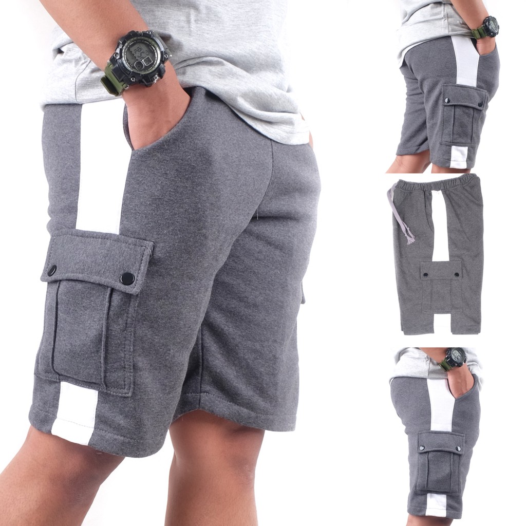 and one cargo sweatpants