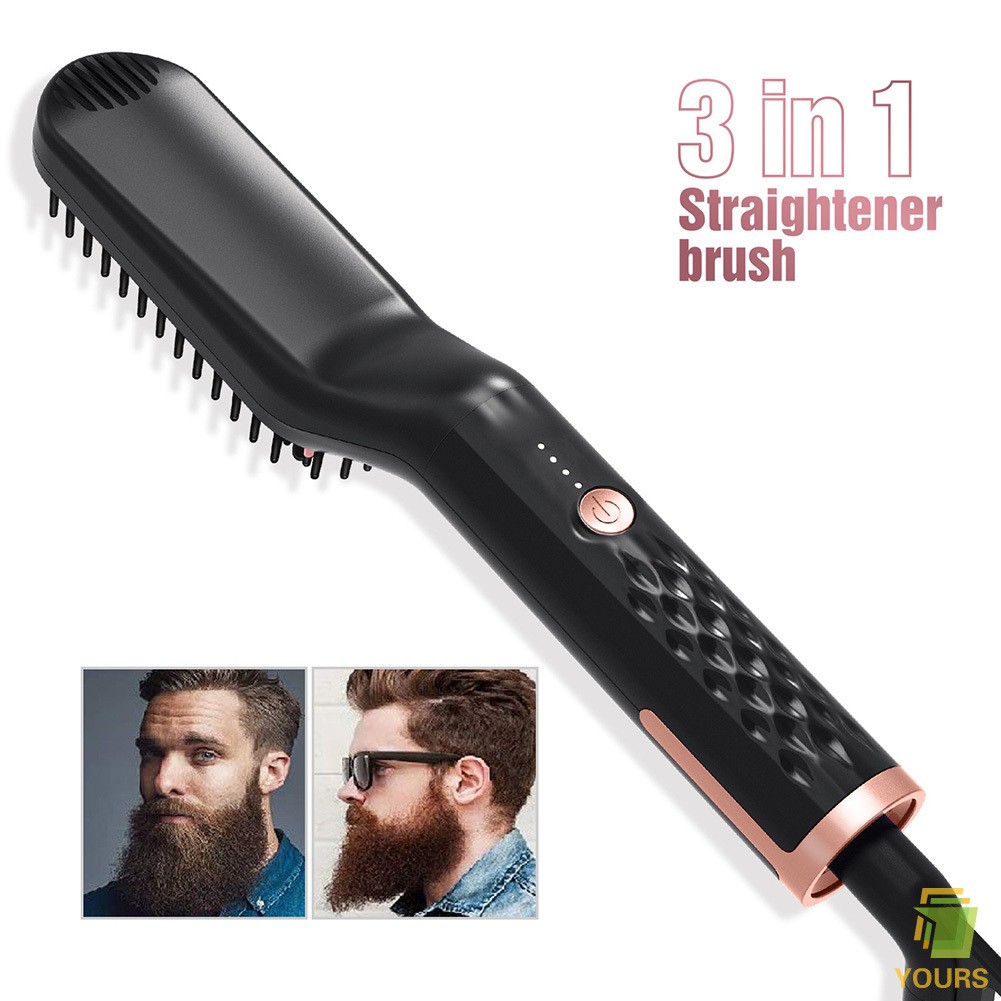 best mens beard straightener brush