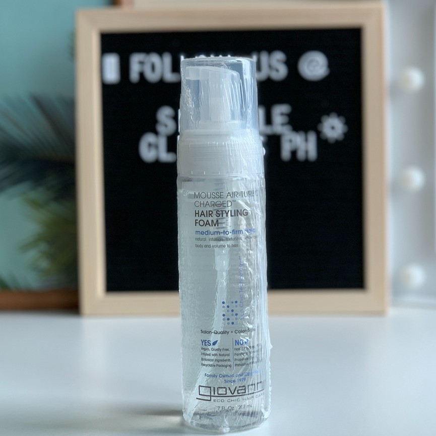 Giovanni, Mousse AirTurbo Charged, Hair Styling Foam, 7 fl oz (207 ml