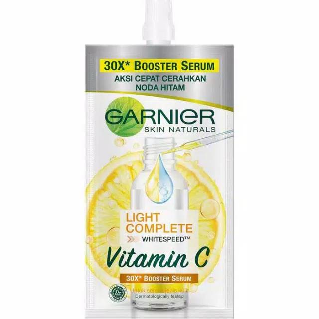 garnier light complete booster serum sachet