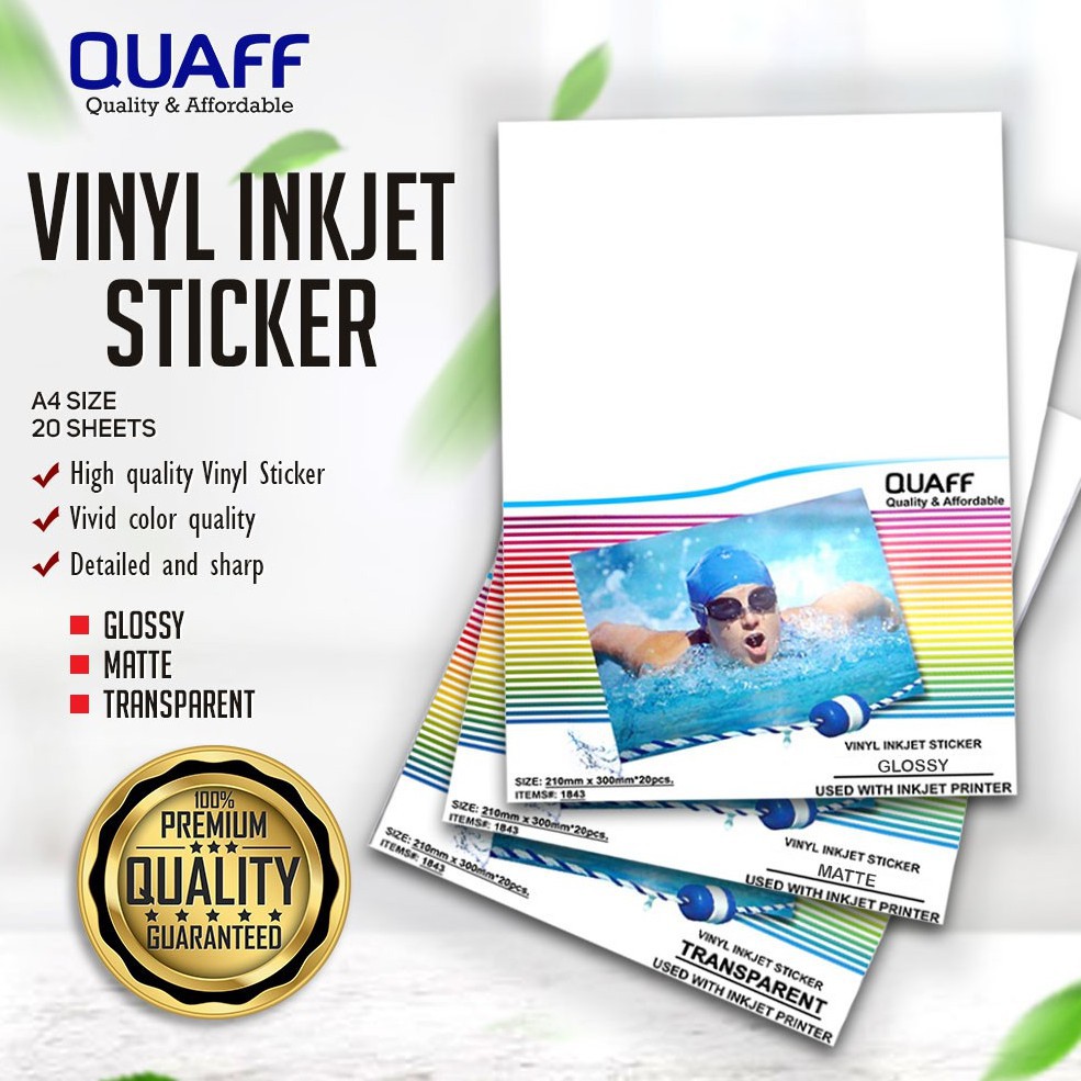 28+ Waterproof sticker paper for inkjet printer philippines