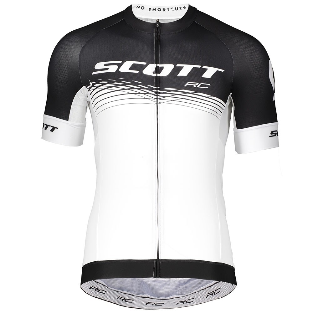 black and white cycling jersey