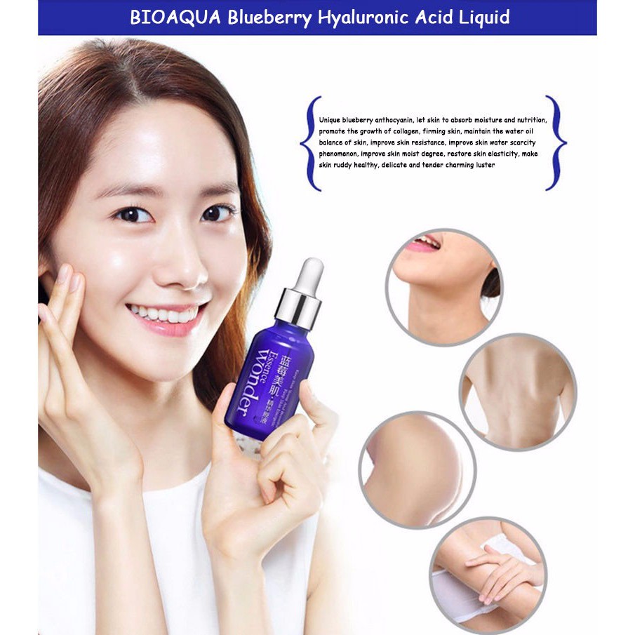 BIOAQUA Skincare Blueberry Extract Wonder Essence Liquid Shopee